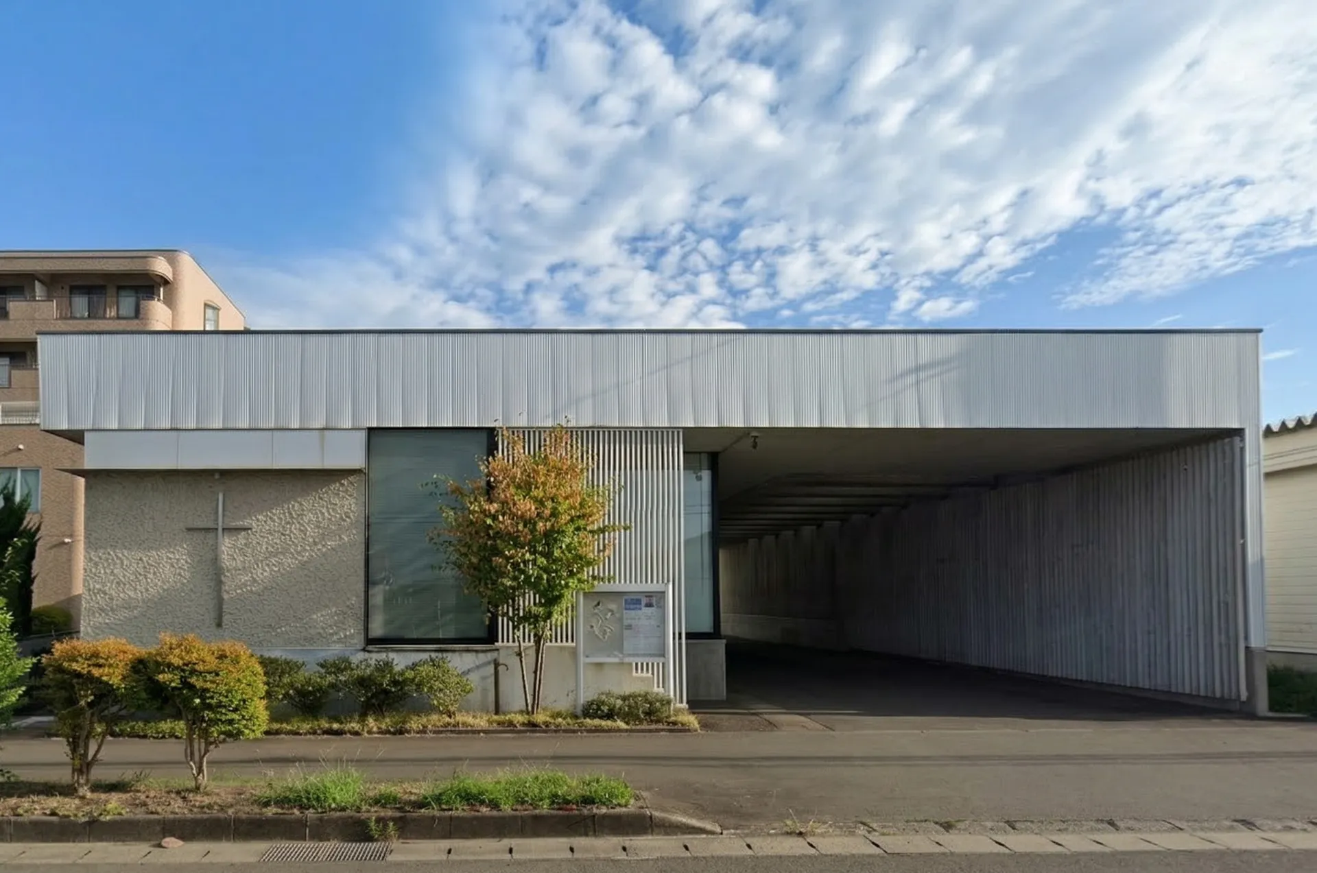 緑の牧場教会大館チャペル外観